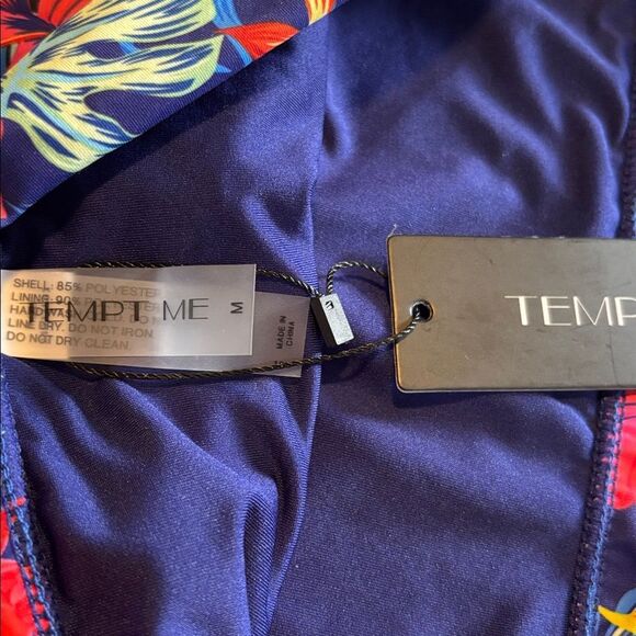 Tempt Me Women's High Waisted Tummy Control Swim Bottom size medium - Picture 7 of 8